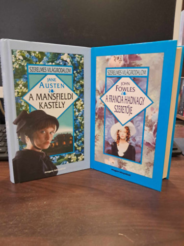 Jane Austen, John Fowles - 2 db Szerelmes Vilgirodalom regny: A mansfieldi kastly+A francia hadnagy szeretje