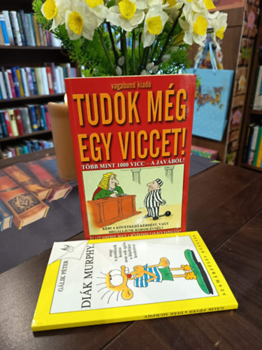 G�lik P�ter - Vicck�nyv 2 darabos k�nyvcsomag: Di�k Murphy, Tudok m�g egy viccet! - T�bb, mint 1000 vicc a jav�b�l