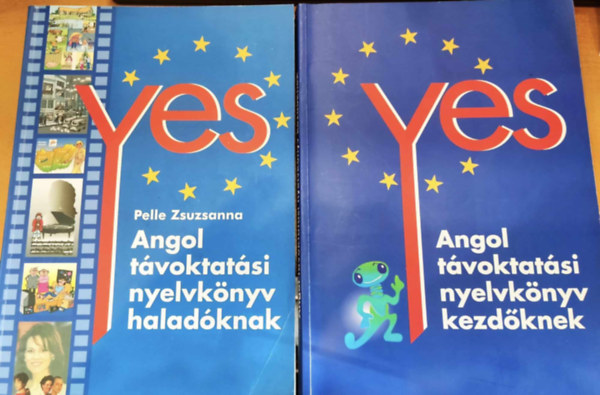 Pelle Zsuzsanna - 2 db Yes Angol tvoktatsi nyelvknyv kezdknek + haladknak