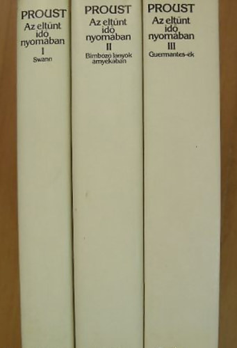 Marcel Proust - Az eltünt idő nyomában I-III