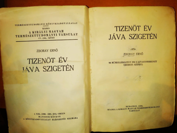 Zboray Jen� - Tizen�t �v J�va sziget�n
