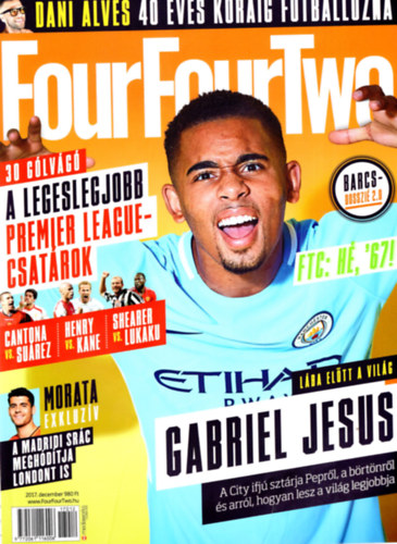 Szllsi Gyrgy (szerk.) - Four Four Two  2017. december, 2018 februr, mrcius, prilis (4 szm -labdargs egytt )