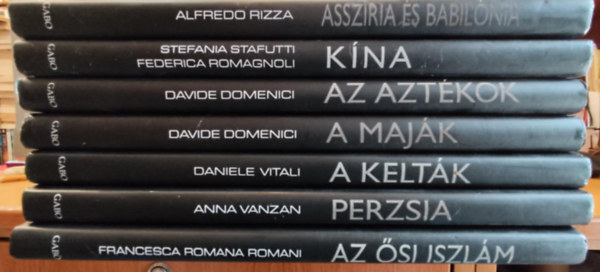 Alfredo Rizza, Stefania Stafutti, Federica Romagnoli, Davide Domenici, Daniele Vitali, Anna Vanzan, Francesca Romana Romani - 7 db vezredek kincsei: Asszria s Babilnia; Kna; Az aztkok; A majk; A keltk; Perzsia; Az si iszlm