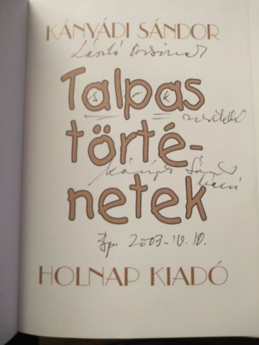 Knydi Sndor - Talpas trtnetek