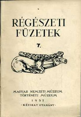 Zalotay Elem�r - Gell�rtegyh�zai �rp�dkori temet� (R�g�szeti F�zetek 7.)