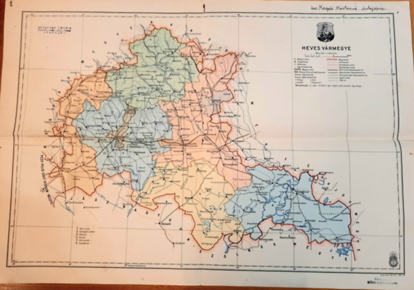 Heves vrmegye trkpe 1 : 200.000. (5035cm)