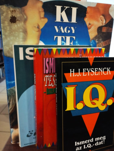H.J. Eysenck, Vg Csaba, Denis Kennedy - nismeret knyvcsomag fiataloknak 4db, KNYVMENT AJNLAT : Ismerd meg az I.Q.-dat, Ismerd meg nmagad!, Ismerd meg nmagad- Kziknyv s szveggyjtemny kzpiskols fiataloknak, Ki vagy Te?