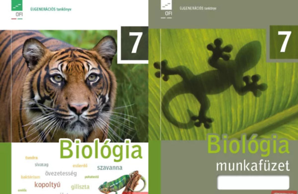 Kropog Erzsbet - Biolgia - Egszsgtan 7. Tanknyv + Munkafzet (2 ktet)