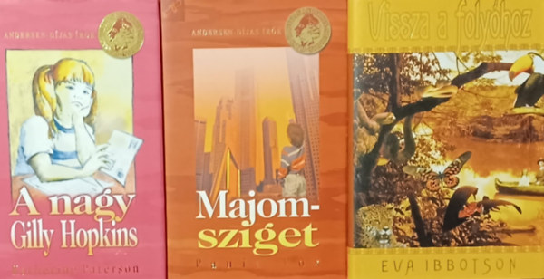 Katherine Paterson, Paula Fox, Eva Ibbotson - A nagy Gilly Hopkins + Vissza a foly�hoz + Majomsziget  (3 m�)