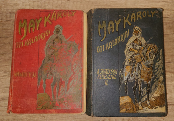 May K�roly - 2 k�tet May K�roly klasszikus, v�szonbor�t�s sorozat�b�l: Winnetou I., A sivatagoon kereszt�l II.