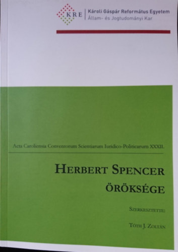 Tth J. Zoltn (szerk.) - Herbert Spencer rksge