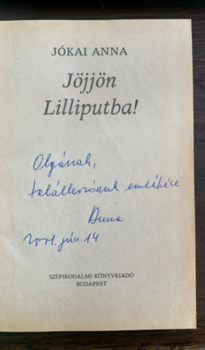 J�kai Anna - J�jj�n Lilliputba! (dedik�lt)