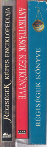 3 db. antikvit�s album (R�gis�gek k�nyve + Antikvit�sok k�zik�nyve + R�gis�gek k�pes enciklop�di�ja)