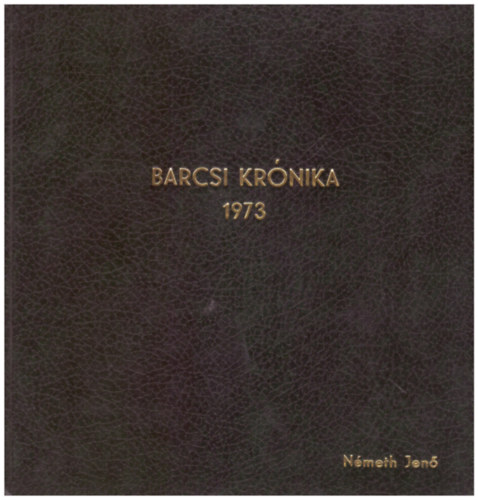 Nmeth Jen - Barcsi Krnika 1973