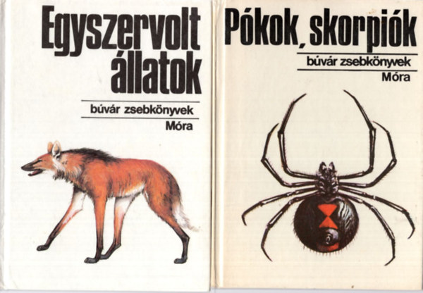 Dr. Kalmár Zoltán, Farkas Henrik, Szalkay József - 3 db Búvár zsebkönyvek ( együtt ) 1. Pókok, skorpiók, 2. Egyszervolt állatok, 3. Trópusi pillangók