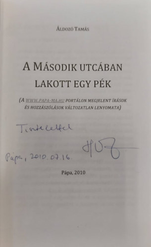 ldoz Tams - A msodik utcban lakott egy pk