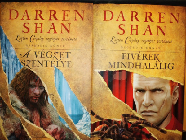 Darren Shan - Larten Crepsley regnyes trtnete III.-IV.: A vgzet szentlye + Fivrek mindhallig (2 ktet)
