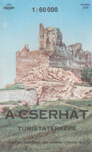 A Cserht turistatrkpe 1:60 000