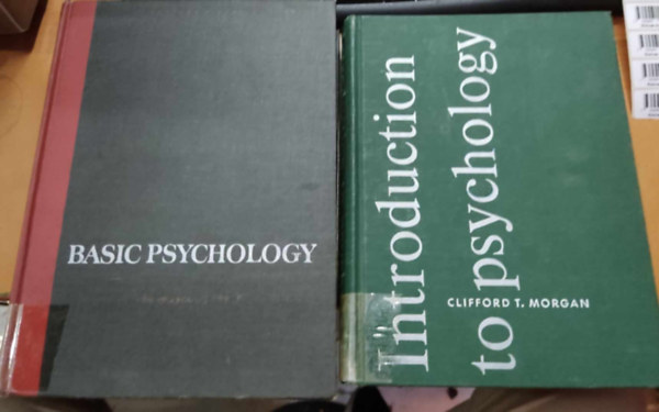 Richard M. Elliott, Gardner Lindzey, Kenneth MacCorquodale, Clifford T. (Thomas) Morgan - Basic Psychology + Introduction to psychology (2 ktet)