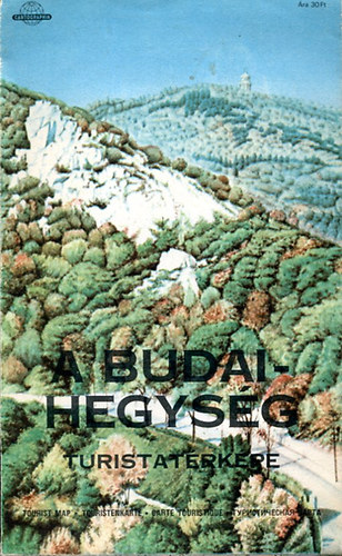A Budai-hegysg turistatrkpe (1:30 000)