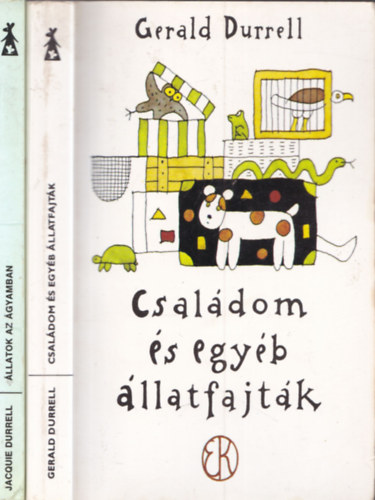 Jacquie Durrell, Gerald Durrell - 2db humoros m - Jacquie Durrell: llatok az gyamban + Gerald Durrell: Csaldom s egyb llatfajtk