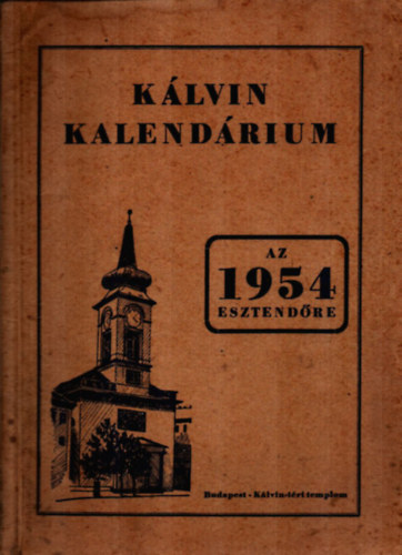 Dr. Kdr Imre - Klvin kalendrium 1954