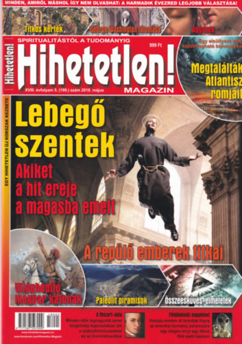 Hihetetlen! magazin XVIII. vfolyam 5. (199.) szm 2018. mjus