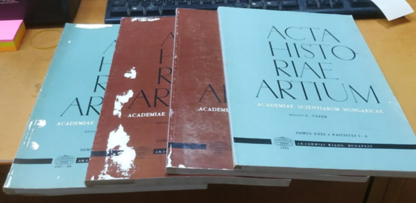 Gy. Rzsa (ed.), L. Vayer - 4 db Acta Historiae Artium - Academiae Scientiarum Hungaricae