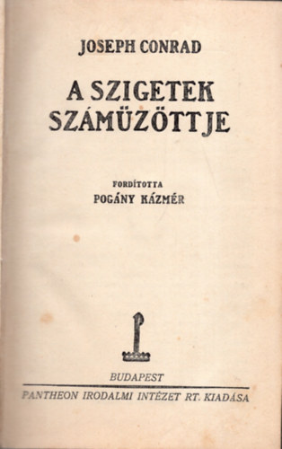 Joseph Conrad - A szigetek szmzttje