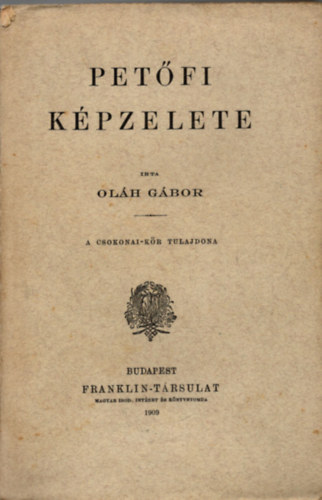 Oláh Gábor - Petőfi képzelete
