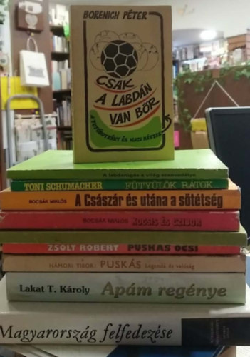 Zsolt R�bert, Lakat T. K�roly, H�mori Tibor, Bocs�k Mikl�s, V�ndor K�lm�n, Toni Schumacher, Nilo J. Subur�, Borenich P�ter - ---