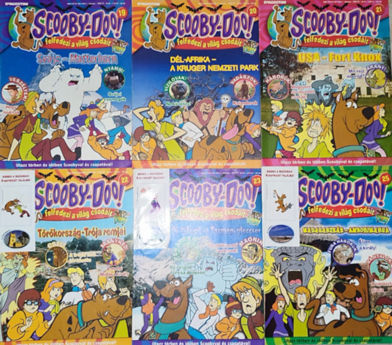 Joanna Dowgiallo-Tyszka (szerk.) - Joanna Dowgiallo-Tyszka (szerk.) - 6db Scooby-Doo! jsg - 19., 20., 21., 22., 23., 25.-s szmak