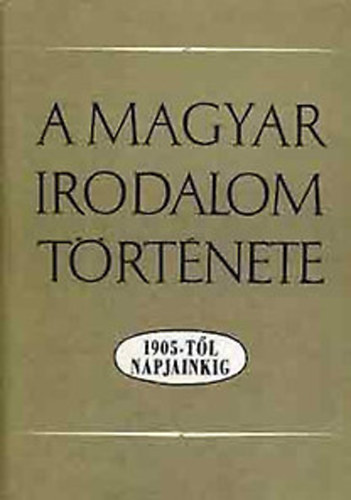 Bóka-Pándi - A magyar irodalom története 1849-ig, 1849-1905 I. -II. kötet