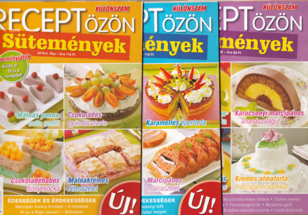 Receptzn klnszm 2016/1, 3, 4. szmok.