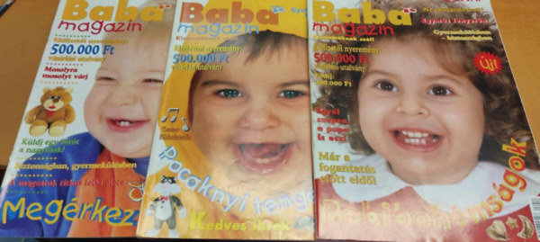 sz Katalin, Brendon Kft. - 3 db Baba magazin, szrvnyszmok, sajt fot