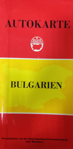 Autokarte Bugarien