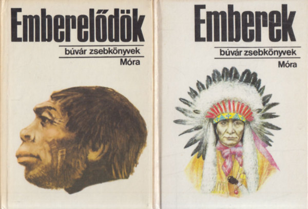 2 db. Búvár zsebkönyvek (Emberelődök + Emberek)