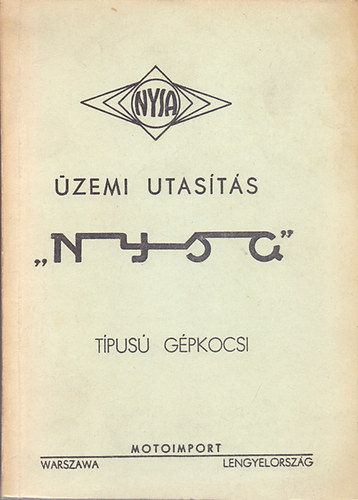 NYSA Gpkocsi-karosszriagyr - zemi utasts NYSA tpus gpkocsi