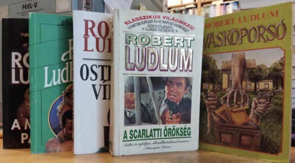 Robert Ludlum - 5 db Robert Ludlum: A Matlock papírok + A Scarlatti örökség + Az Osterman víkend + Nimród maffia + Vaskoporsó