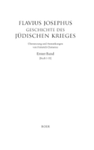 Geschichte des jdischen krieges (a zsid hbor trtnete nmet nyelven)