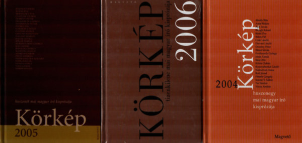 Krmendy Zsuzsanna, Keresztury Tibor, Boldizsr Ildik - 5 db Krkp 2001, 2003, 2004, 2005, 2006. ktetek.