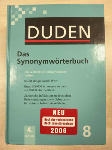 Duden - Das Synonymwörterbuch
