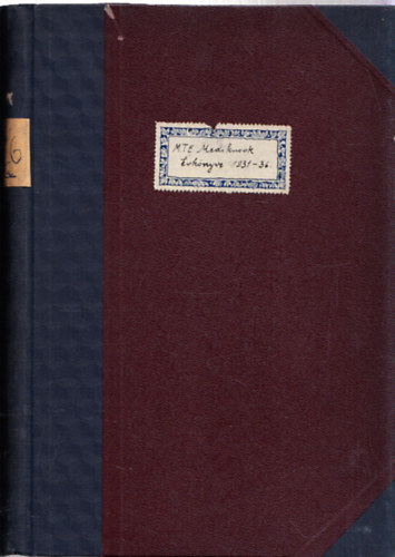 A Magyar Turista Egyeslet Medikusok Coportjnak vknyve 1931-1936