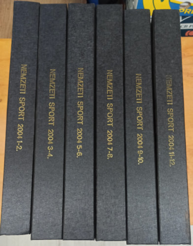 Nemzeti Sport 2004. teljes vfolyam hat ktetben (1-356. lapszmok)