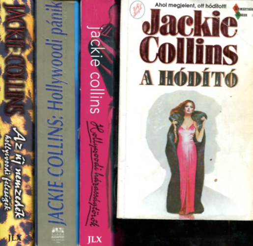 Jackie Collins - 4 db Jackie Collins kötet