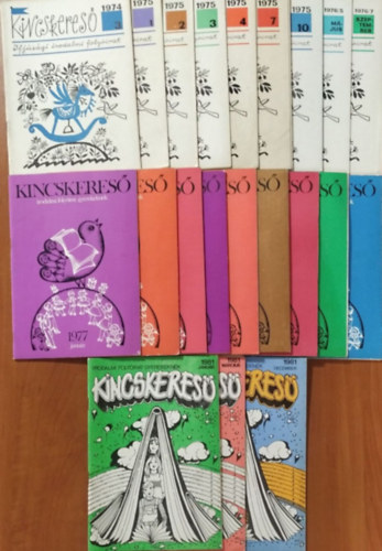 Hegeds Andrs (fszerk.), Deme Lszl (fszerk.) - Kincskeres, 1974-1981 - 21 db szrvnyszm