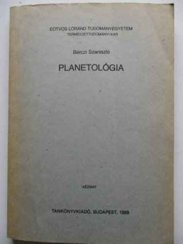 Bérczi Szaniszló - Planetológia