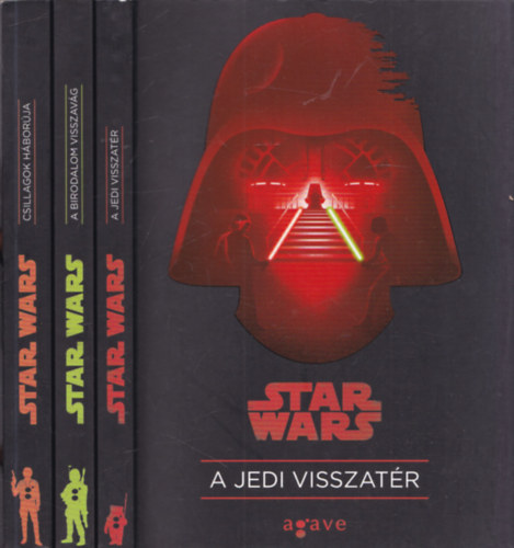 3 db Star Wars knyv: A jedi visszatr + A birodalom visszavg + Csillagok hborja
