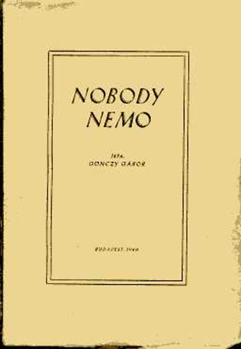Gnczy Gbor - Nobody Nemo