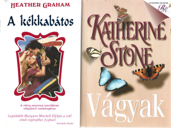 2 db knyv, Heather Graham: A kkkabtos, Katherine Stone: Vgyak